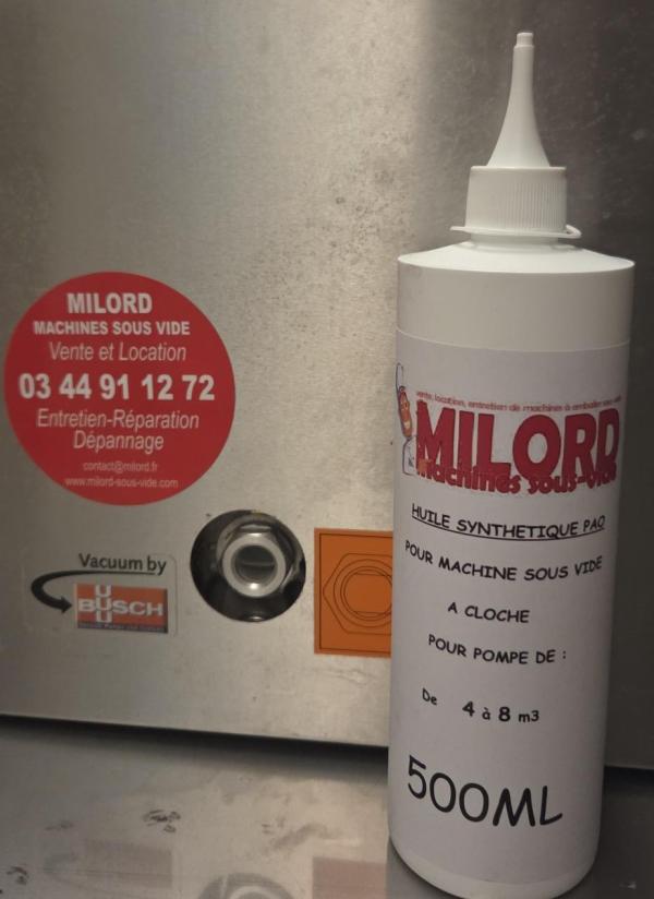  1 flacon 500 ml Huile pour machine sous vide, Pompe inférieure à 10m3