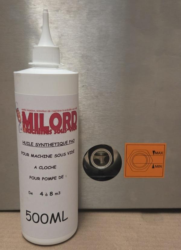 1 flacon 500 ml Huile pour machine sous vide, Pompe supérieure à 10m3 et inférieur à 40m3