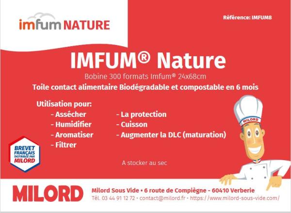 Bobine de 300 IMFUM NATURE®  24x68cm ( Imfum 8 )