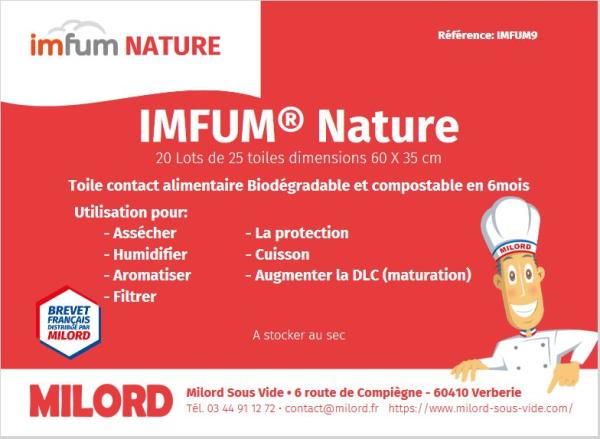 Carton de 500 IMFUM NATURE® 60x35cm (20 x 25 formats) ( IMFUM 9 )