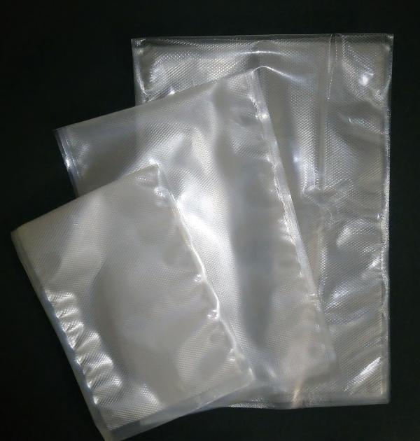 Lot de 100 Sachets sous vide gaufrés ( SG) , 100 à 105µ PA/PE (pour  appareil de mise sous vide et Soude-sac)