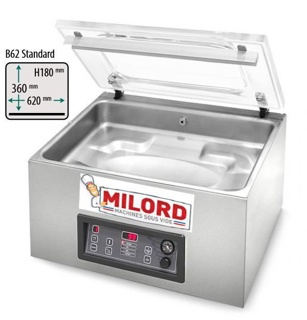 HENKELMAN - Machine sous-vide double cloche avec 2 barres de