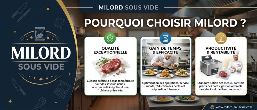 Pourquoi choisir MILORD SOUS VIDE 