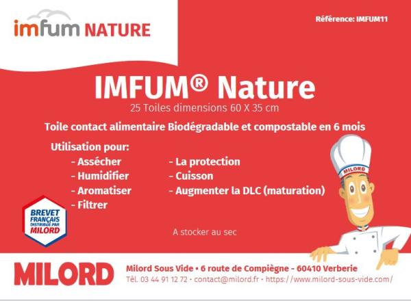 Sachet de 25 IMFUM NATURE® 60x35cm ( IMFUM 11 )