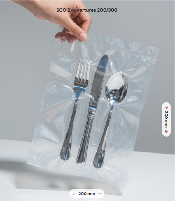 SACHETS SOUS VIDE A DEUX OUVERTURES