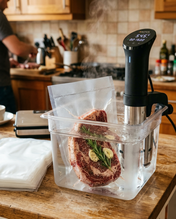Sachets Sous Vide Gaufrés Cuisson 115°C  PA/PE – Lot de 100 | Milord